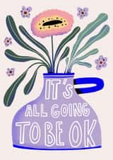 It's all going to be ok card created by Rachael Presky