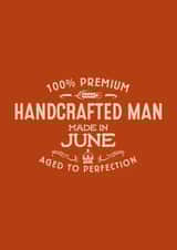 Handcrafted Man - June created by Duke & Sons