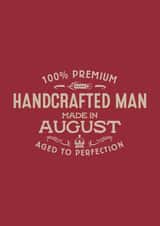 Handcrafted Man - August created by Duke & Sons