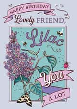 Happy Birthday Lovely Friend Garden Flowers created by Angie Spurgeon