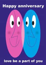 anniversary part of each other forever created by John Haslam