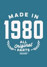 Made In - 1980 created by Duke & Sons