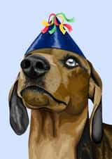 A sausage dog celebration  created by Art by Reb