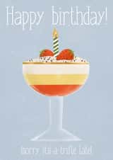 Happy Birthday Sorry It’s Late  created by Rebecca Webb Illustration 