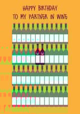 Partner in Wine Birthday Card created by Lidia Ranns