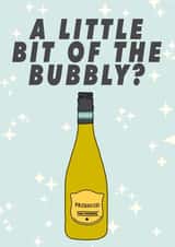 A LITTLE BIT OF THE BUBBLY CARD created by Emily Nash