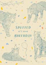 Leopard Birthday Card created by Bekka's Illustrations