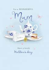 Tea time Mother's Day created by Sarah Hustwaite Illustration