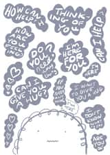 Thinking of you card created by Chloé Lawson