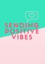 sending positive vibes - IVF card created by The Infertile Mum @mummataralouise