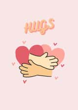 a tight hug created by crystal chou