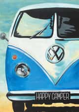 Happy Camper Campervan Card created by Easely Does It