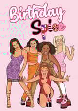 Spice Girls Birthday Card created by Jessica Wright