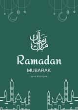 ramadan mubarak card created by IcyCard