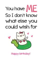 Happy birthday from funny cat created by Movaliz