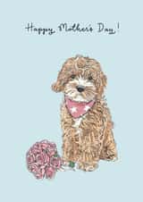 Cockapoo Mother's Day Card created by Amelia Ilangaratne