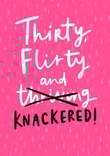 Thirty, Flirty and Knackered! created by Jess Moorhouse