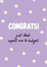 Don't expect me to babysit created by Charlotte Banks