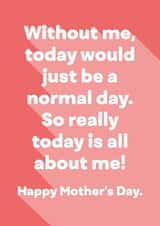 All about me Mother's Day Card created by Ginger Ink Design