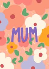 Floral Mum Mother’s Day card created by Finest Imaginary