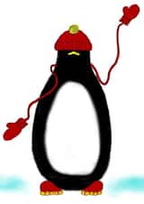 Penguin Greetings created by Rosy Moon U.K.
