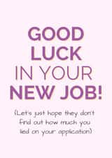 Good Luck In Your New Job Card created by KB Handmade Boutique