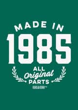 Made In - 1985 created by Duke & Sons