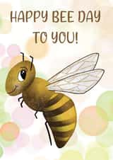 Happy bee day to you card 1000 created by Juliana Costa