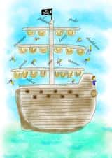 Aaaarrr….it’s your birthday! created by Rosy Moon U.K.