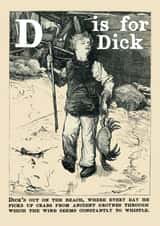 Perfect for all occasions. Vintage style card guaranteed to make adults chuckle! created by The Steam Donkey Gallery