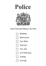 Police Card created by Thoughtful Gifts