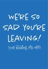 retirement / leaving card created by Thoughtful Gifts