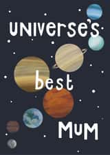 Universe's Best Mum created by Popsie Cards