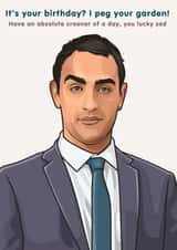 Stath Lets Flats - It's Your Birthday? I Peg Your Garden! created by Hannah Panther Designs