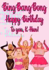 Bing Bang Bong Birthday Card created by Sweetie Darling Design