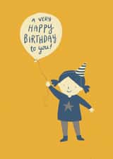Cheerful Happy Birthday Balloon Card created by Claire Keay