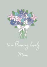 To a blooming lovely Mum created by Jenny Wren Designs