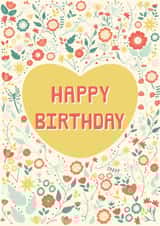 Spring Birthday Joy created by Boris and the Bean