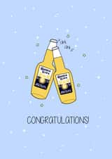 Congratulations Beer created by Doodledug Designs