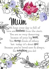 A beautiful heartfelt Mothers Day card created by Ami Webster