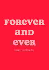 Forever and Ever wedding card created by Club Mou