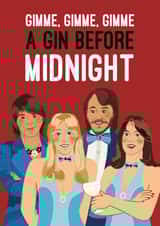 Gimme a Gin before Midnight ABBA created by Quitting Hollywood