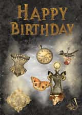 Steampunk Birthday created by Zesty Cards