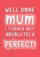Well Done Mum Mother's Day Card created by Yasmin Atherton