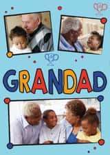 Personalised Father's Day Photo Card created by Quinton cards - Personalised card for Grandad