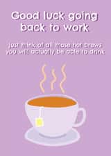 Maternity Leave Back To Work Card created by @Laura Lonsdale Designs