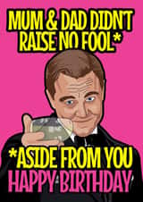Sister, Gatsby thinks you're a fool Birthday Card created by Blind Faith