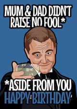 Brother, Gatsby thinks you're a fool Birthday Card created by Blind Faith