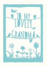 Pretty Mothers Day Card - Grandma - Birds - To My Lovely Grandma created by Cloud Cuckoo Design
