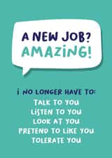 New Job Amazing Card created by Norm & Then